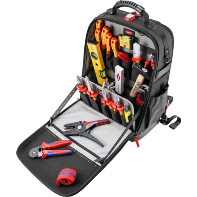 Image of KNIPEX 00 21 50 E Tool Backpack Modular X18 Electric 23 Parts