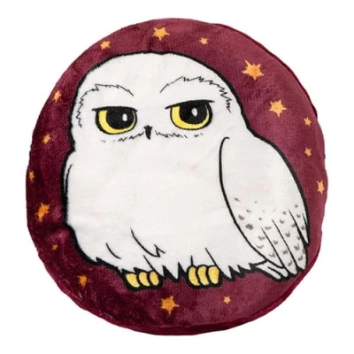 Image of Harry Potter Hedwig 2 in 1 Cushion Blanket Officially Licensed Travel Blanket, Foldable Soft Fluffy Throw, Compact Design for Living Room or Bedroom Decor Paladone