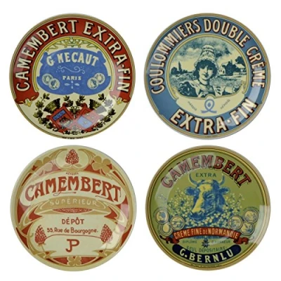 Image of BIA International Classic Camembert Set of 4 Plates