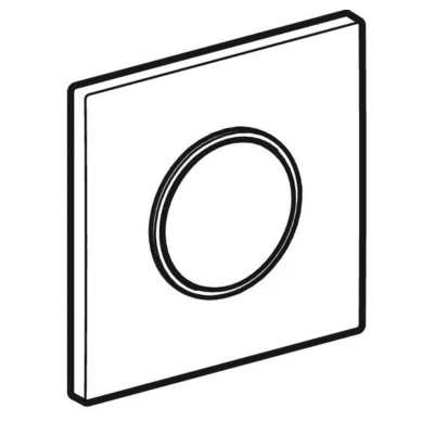 Image of Geberit Type 10 pneumatic urinal flush plate white/matt chrome (241.915.KL.1)