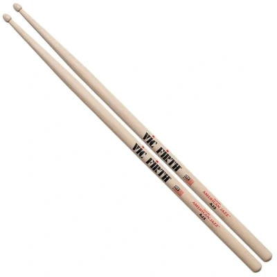 Image of Vic FIrth American Jazz® Drumsticks AJ3 Hickory Tear Drop Wood Tip