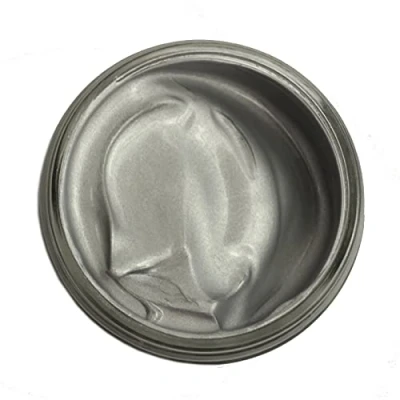 Image of Famaco 50ml Metallic Sliver Leather Deluxe Cream Polish for Boot and Shoe with Application Brush Nourish Protector Kit Boots Shoes