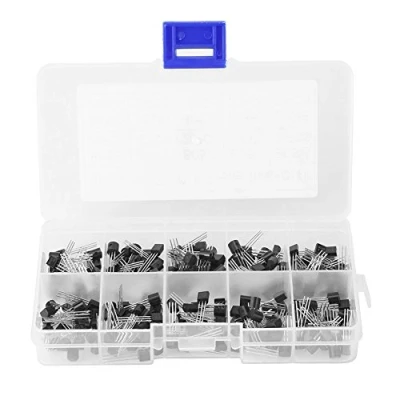 Image of 10 Values NPN PNP Transistor 200pcs Assortment Kit Three Pin TO 92 BC327 BC558 Triode bc547