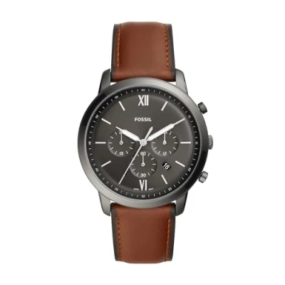 Image of Fossil Neutra Chronograph watch, Men&#039;s, Size: One Size, Braun
