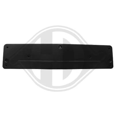 Image of 2118170178, A2118170178 Number plate holder DIEDERICHS 1615154 Right Front black frameless