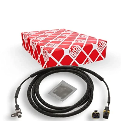 Image of 81271206102, 81271206120, 81271206183 ABS Sensor FEBI BILSTEIN 46232 Rear Axle Right, Front Right with grease 1200Ohm 2070mm 2150mm