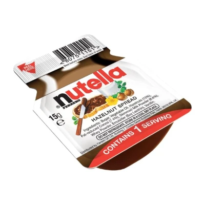 Image of Nutella Hazelnut with Cocoa Spread Portion Packs 15g (Pack of 120)
