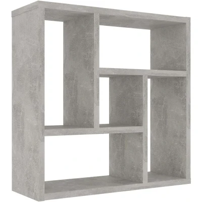 Image of vidaXL Wall Shelf Concrete Grey 45.1x16x45.1 cm Engineered Wood