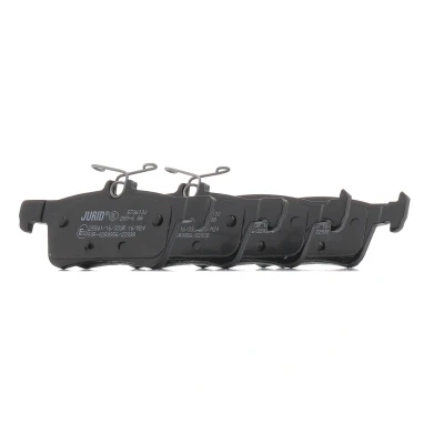 Image of 1610814180, 1611331480, 1619791380, 1619791480, 1647875680 Brake pad set JURID 573613J not prepared for wear indicator PEUGEOT: 308 II Hatchback