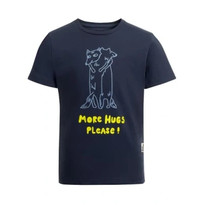 Image of Jack Wolfskin Boy&#039;s More Hugs T K Shirt, Night Blue, 92 (EU)