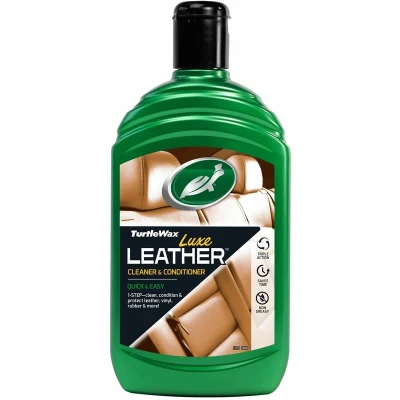 Image of Turtle Wax 51793 Luxe Leather Car Seat Upholstery Cleans, Restores &amp; Protects Interior 500ml