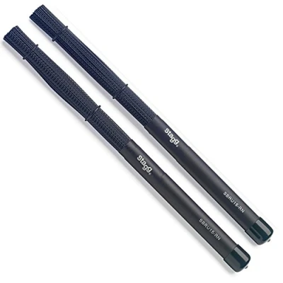 Image of STAGG SBRU15 RN Polybristle Nylon Brushes with Black Rubber Handle Grip