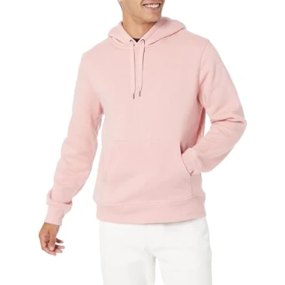 Image of Amazon Essentials Men&#039;s Hooded Fleece Sweatshirt (Available in Big &amp; Tall), Pink, M