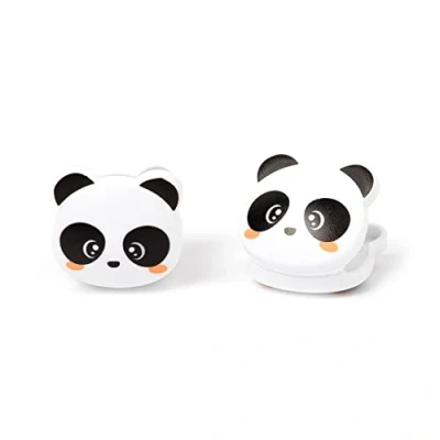 Image of Legami Set of 6 Pack Clips, Close Packages, 4x3.2cm, Panda Theme, One Size