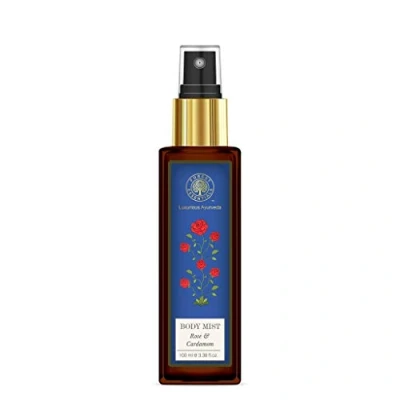 Image of Forest Essentials Rose and Cardamom Body Mist, 100ml
