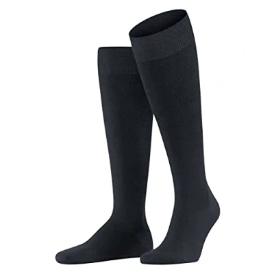 Image of 1 Pair Dark Navy Merino Wool Energizing Knee High Socks Men&#039;s 10 11 Mens Falke