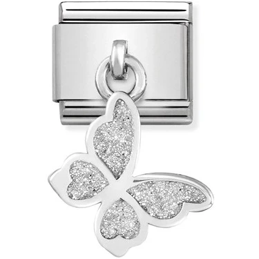 Image of Nomination Glitter Butterfly Hanging Charm