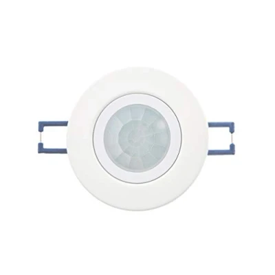 Image of HUBER Motion 22 PIR Sensor 360 for Indoor Use I Flush Mounted with Flat Lens Suitable LED, Sensor, GU10 Socket, 3 Wire Technology
