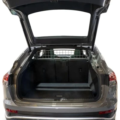 Image of Travall Dog Guard compatible Audi Q4 Sportback e tron (2021 Current) Vehicle Specific Boot Tailored Fit Luggage Pet Barrier Separator Heavy Duty Powder Coated Steel