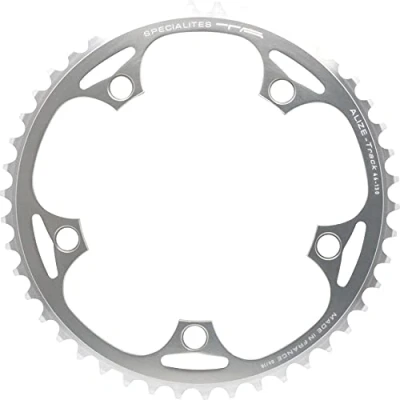 Image of Spécialités TA Alizé Track 130pcd Chainring, 44t, Silver