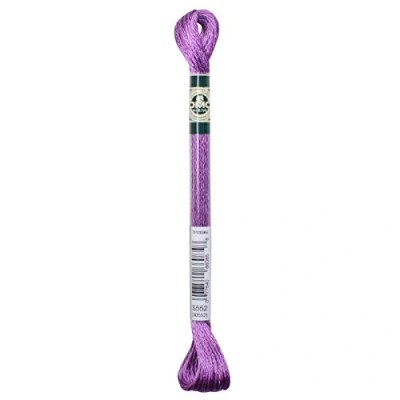 Image of DMC 1008F S552 Shiny Radiant Satin Floss, Medium Violet, 8.7 Yard