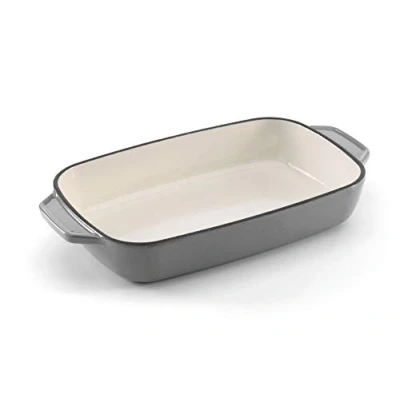 Image of Samuel Groves Enamel Cast Iron Rectangular Roaster 25.5cm by Chabrias LTD