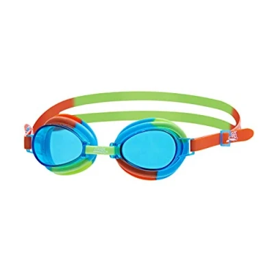 Image of Zoggs Baby Little Flipper Swimming Goggles, Blue/Green/Orange, 0 6 Years