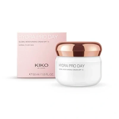 Image of KIKO Milano Hydra Pro Day, Global Spf 15 Moisturising Face Cream With Hyaluronic Acid