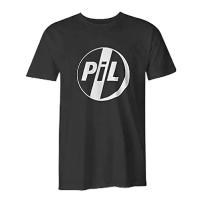Image of Pil Public Image Limited T Shirt Black Graphic Unisex Tee 3XL