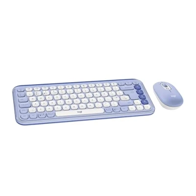 Image of LOGITECH Pop Icon Combo Wireless Keyboard &amp; Mouse Set White