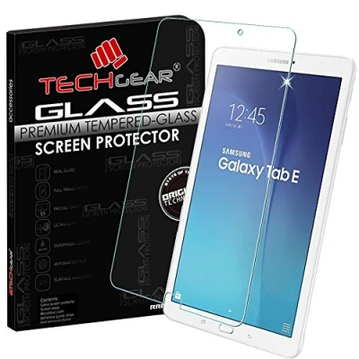 Image of TECHGEAR Screen Protector for Galaxy Tab E 9.6 Inch (SM T560 / SM T561 T565) Glass Edition Genuine Tempered Guard Cover