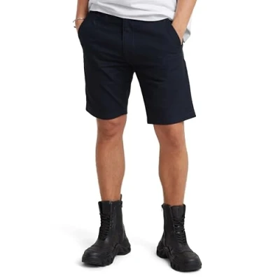 Image of G STAR RAW Men&#039;s Bronson 2.0 Slim Chino Shorts, Blue (salute D21040 D305 C742), 30