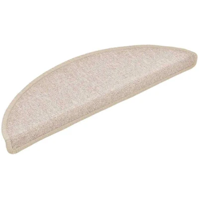 Image of vidaXL Stair Mats 30 pcs Taupe 56x17x3 cm