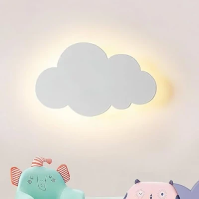 Image of GUANSHAN Cloud LED Children&#039;s Room Wall Lamp Bedside Night Light Lighting Decorative Background for Bedroom, Living Room, Stairs,18W, 3