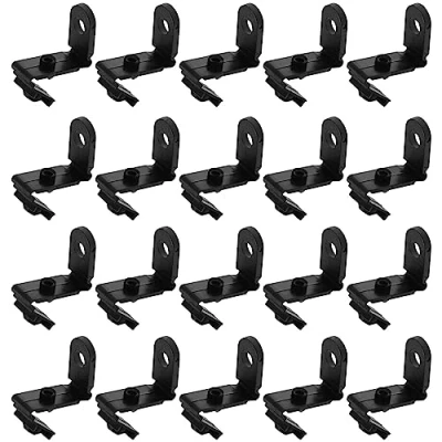Image of ECSiNG 20Pcs Wheel Arch Mudguard Clips 8E0821989A Replacement Compatible with Audi Fender Liner Splash Shield Retaining Plastic