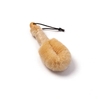 Image of Eco Bath London Natural Sisal Japanese Spa Brush Body Back Scrubber and Dry Brushing for Deep Exfoliation Smooth Skin, Firm Bristles (Large)