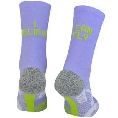 Image of TODO Running Raid Quarter Socks, Technical, Anti Bubble Padding, for Men and Women With DryTex. Colourful Sports Functional Marathon, Trail, Jogging, Running, I believe