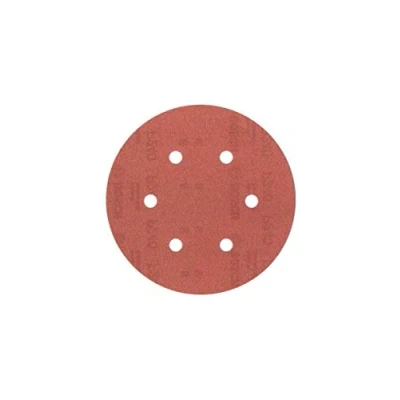 Image of Bosch 2609256A34 Sanding Sheets for Random Orbit Sanders Diameter 150 mm Number of Holes 6 Grit 240 Lot 5