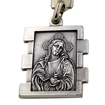 Image of Venerare Catholic Keychain (Sacred Heart of Jesus/Immaculate Mary)