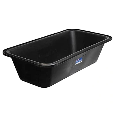 Image of Faithfull FAIBATH Plasterers Bath 128 x 67 31cm (4 2 1 ft) 165 Litre (36 Gallon) Capacity, Black