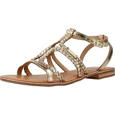 Image of Les Tropeziennes Women&#039;s Bongo Salome 1Er Pas City Shoes, Gold, 6.5 UK