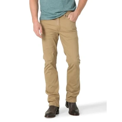 Image of Wrangler Authentics Men&#039;s Slim Fit Straight Leg Jean, Acorn, 38W x 30L