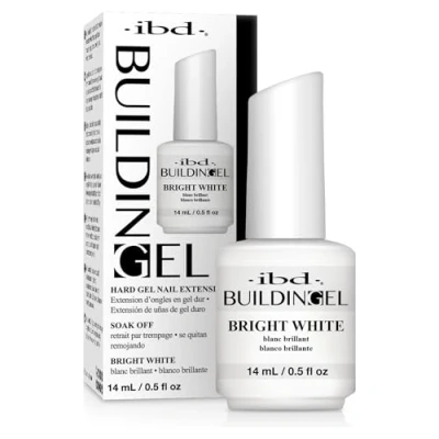 Image of ibd Building Gel Hard Nail Extension Bright White 14ml / 0.5oz