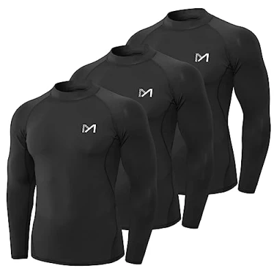 Image of MEETYOO Men&#039;s Mu27t Shirt, Black, L