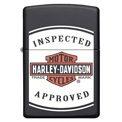 Image of Zippo Lighter, Metal, Black Matte, Normal