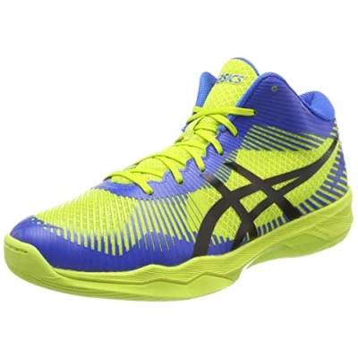 Image of Asics Mens Volle Elite Ff Mt Green Trainers Size UK 10.5