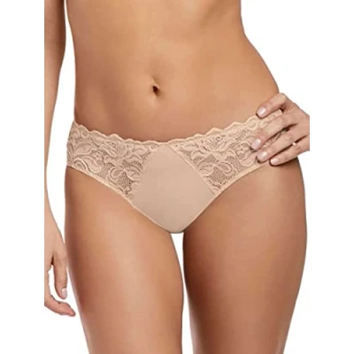 Image of Wacoal Womens Eglantine Brief Beige material_polyamide Size Small