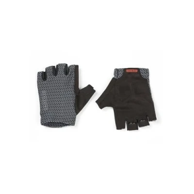 Image of SEALSKINZ Dunston Kids Single Layer Fingerless Cycling Glove with Foam Padding Black, Age 7 9