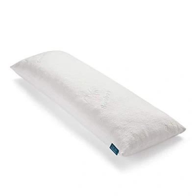 Image of LUCID Body Pillow Shredded Memory Foam 20 x 54 inches For Adults With Cover Side Sleeper Pregnancy Dorm Room Essentials