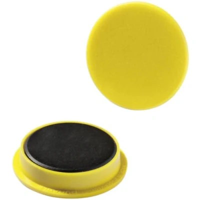 Image of Durable 475304 Magnets in Industrial Packaging 32 mm 720 p Yellow (Pack of 20)